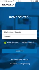 Devolo Home Control App: Start