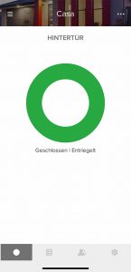 Yale Access App: Bedienung